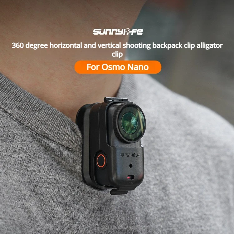 Rucksack-Clip-Halter für DJI Osmo Nano 360° drehbare Schnellverschluss-Halterung Vlog-Clip-Halterung für DJI Osmo Nano Carema-Zubehör – Detail 1