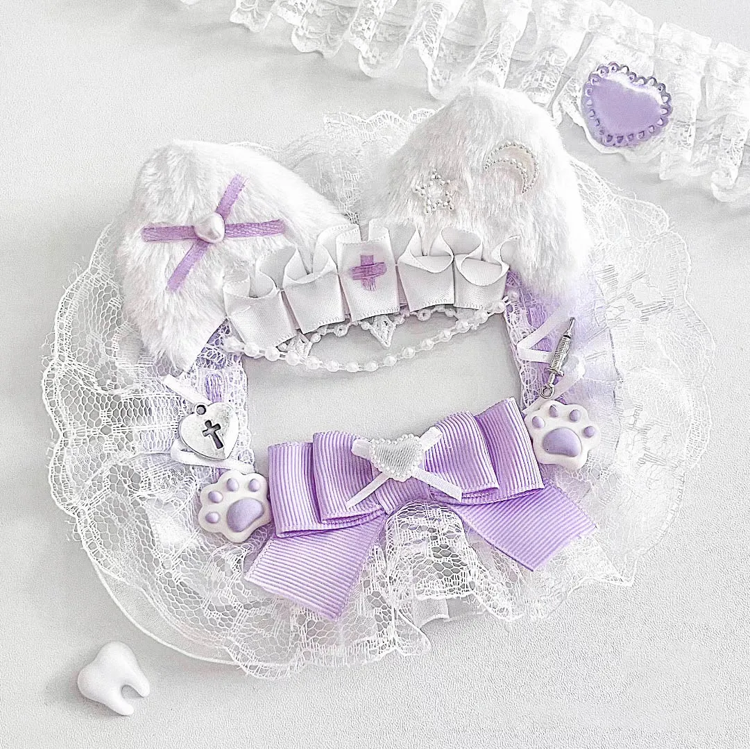 

Photocard Sleeve Purple Cute Lace Card Ribbon Bow Handmade Kpop 3 Inch Photo Card Toploader Holder Anime Display Supplies