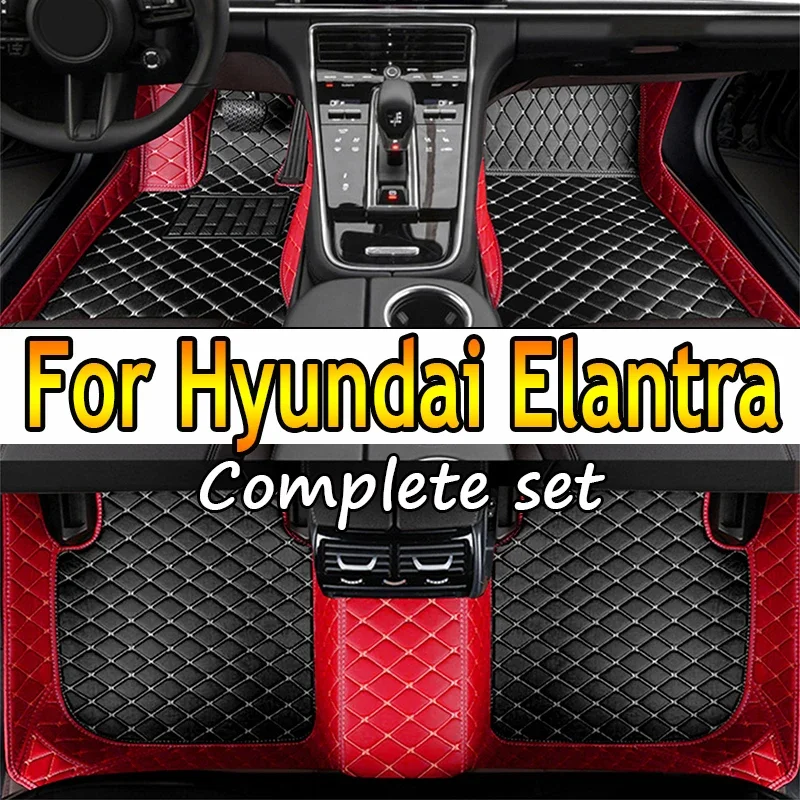 

Car Floor Mat For Hyundai Elantra Avante i30 Sedan CN7 2021 2022 2023 2024 Waterproof Protective Pads Foot Matt Car Accessories