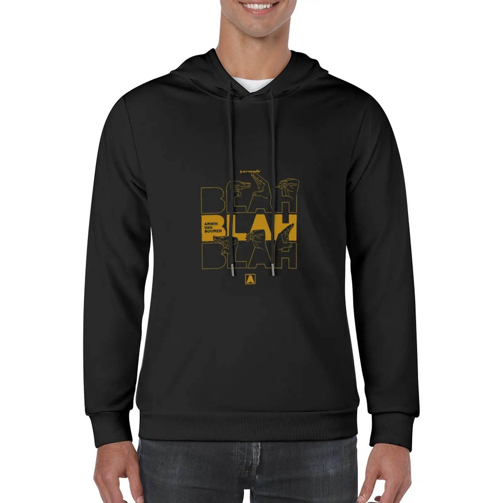 

New BEST SELLER - blah blah blah armin van buuren Merchandise Essential T-Shirt Pullover Hoodie korean clothes big size hoodie