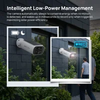ARCCTV 2K WiFi caméra solaire couleur Vision nocturne conversation bidirectionnelle FHD caméra de Surveillance extérieure sans fil IP66 étanche sirène alarme 7