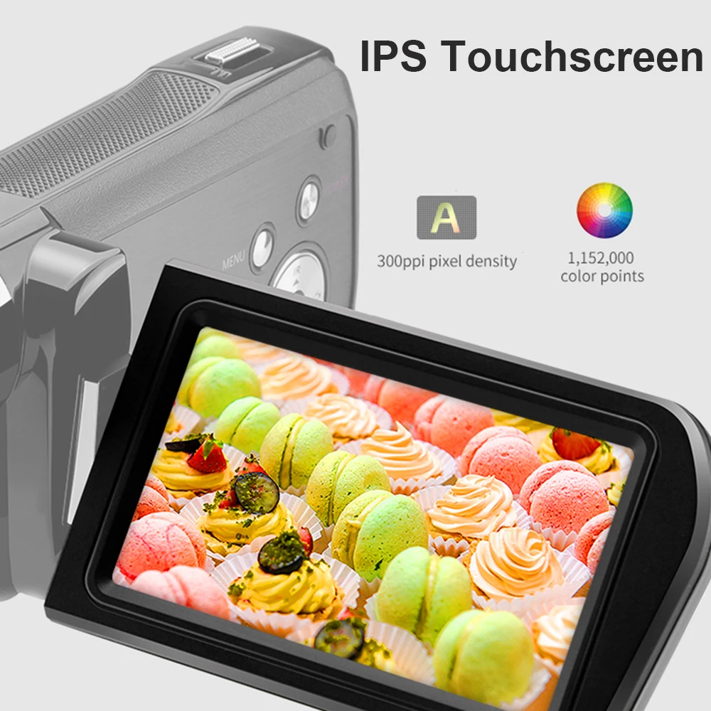 ORDRO 4K ビデオカメラ AC2 ORDRO HDR-AC2 Mini Digital 4K Camcorder Portable camera - ORDRO