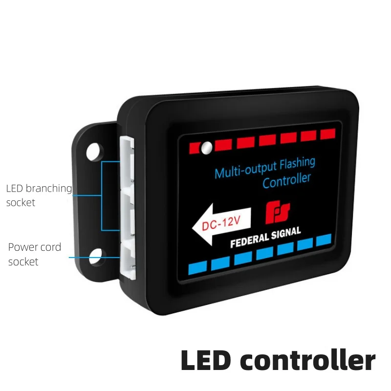 12V Car LED Grille Light with Remote Control
