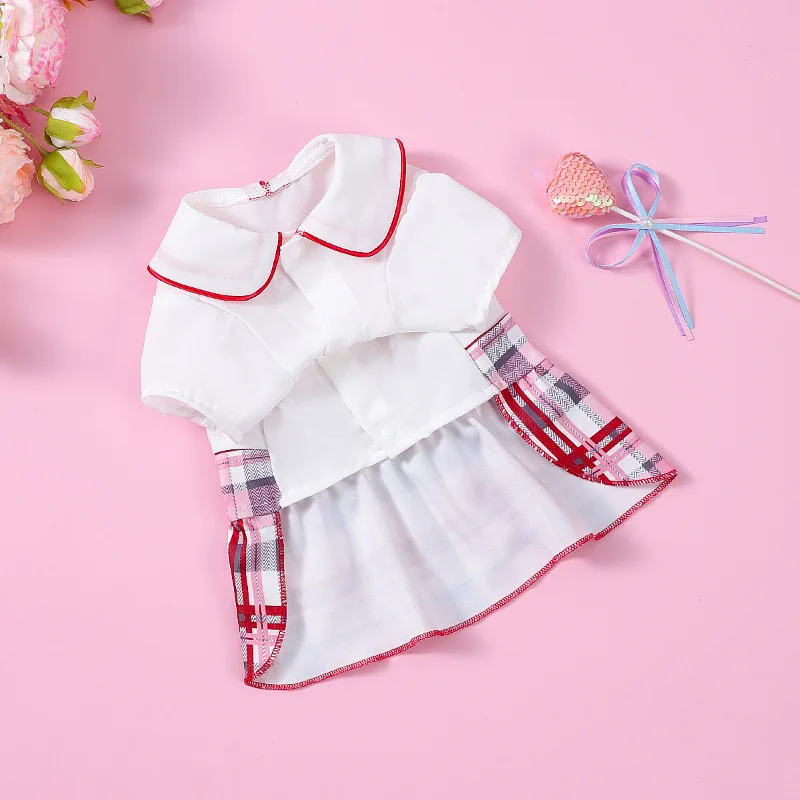 Dog Clothes Spring Skirt Teddy Bichon Pomeranian Small Dog Summer Princess Dress Pet Spring Summer Thin