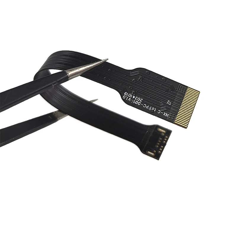 adapter board for ultra long flexible FPC ribbon cables, sample making, extension line batch design, surface mount we