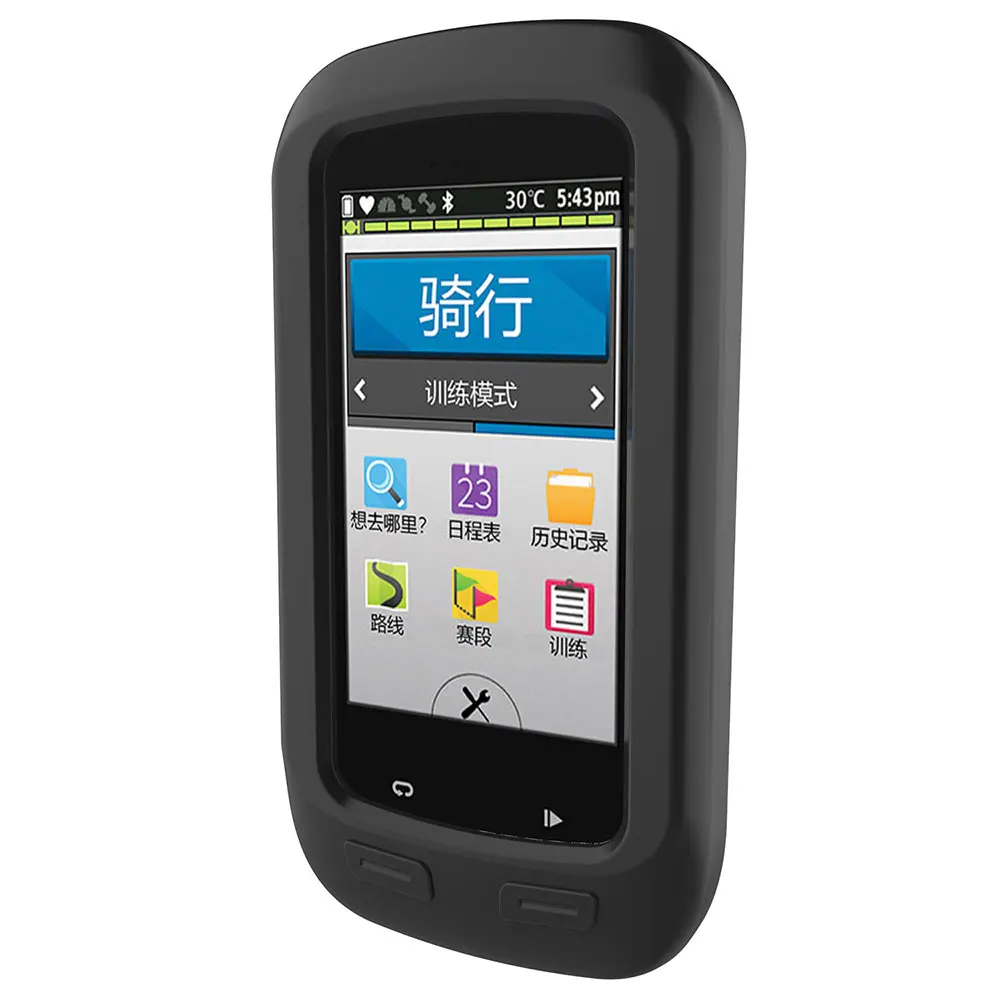 For Garmin Edge 1000 Silicone Gps Bike Bicycle Computer Screen Protection Cyclocomputer Protective Case Cover With Glass Film