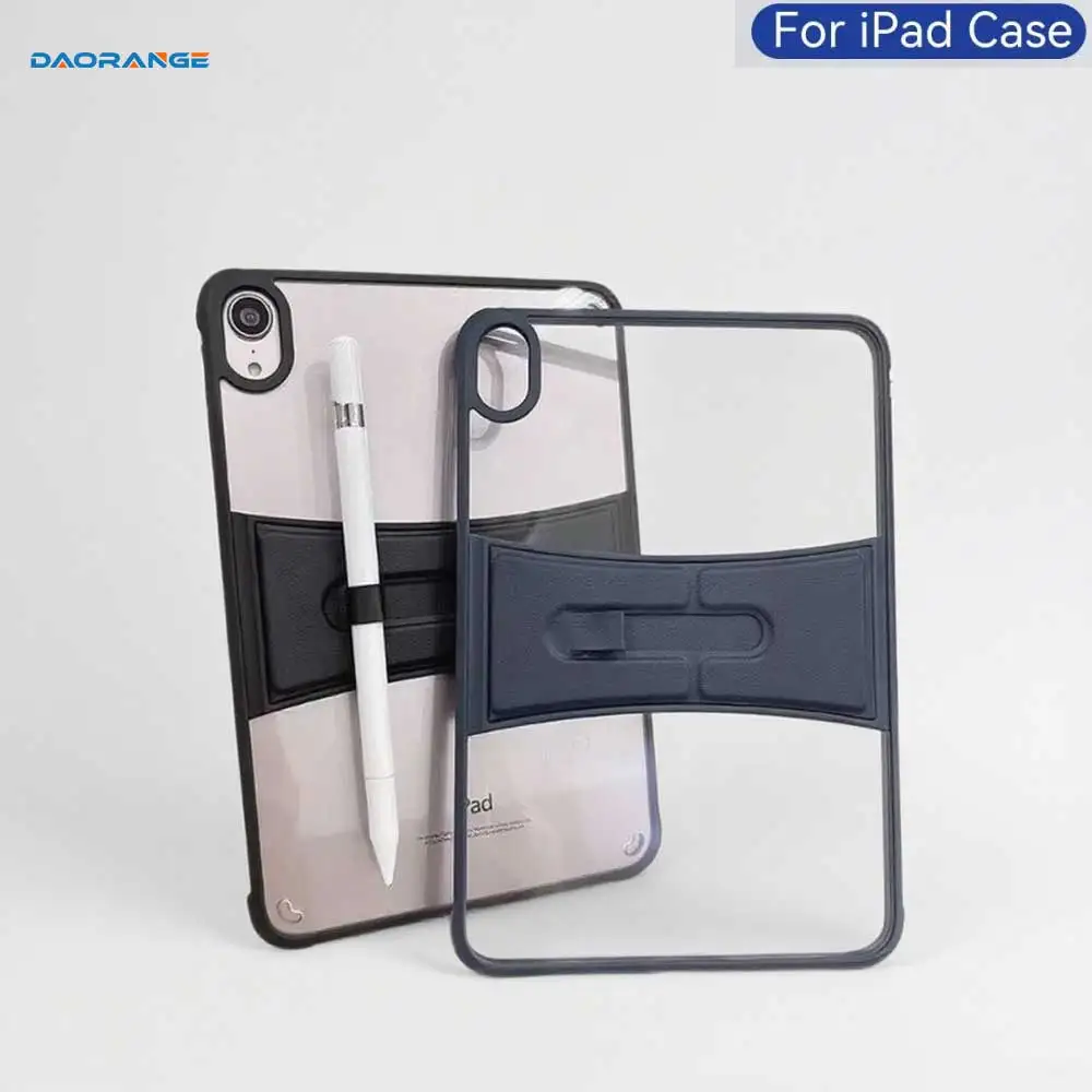 Enhanced Shockproof Transparent Tablet Case with Stand