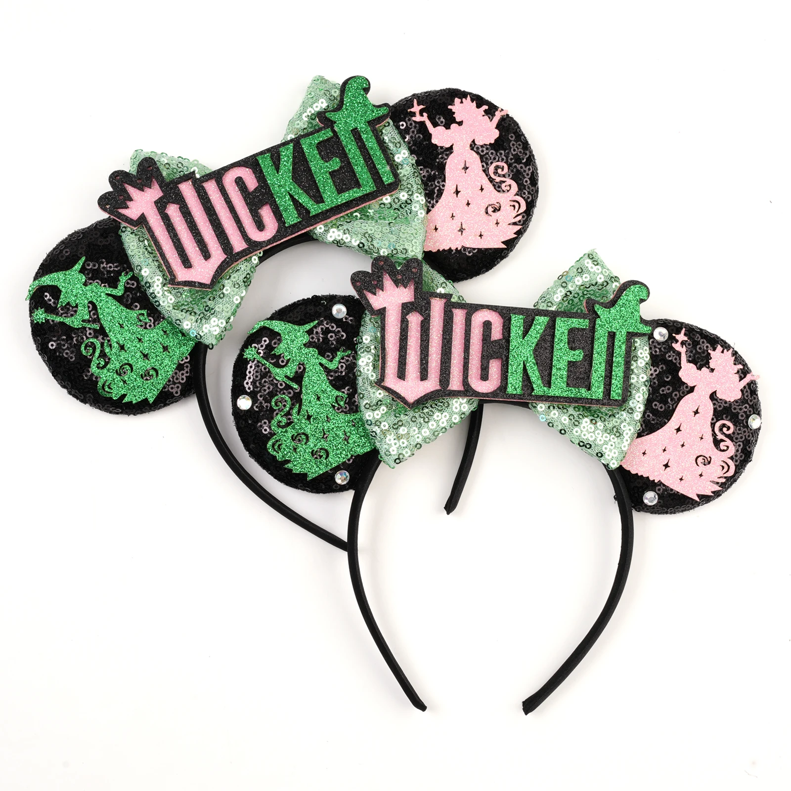 Wicked Witch Cartoon Headband with Letter Decoration