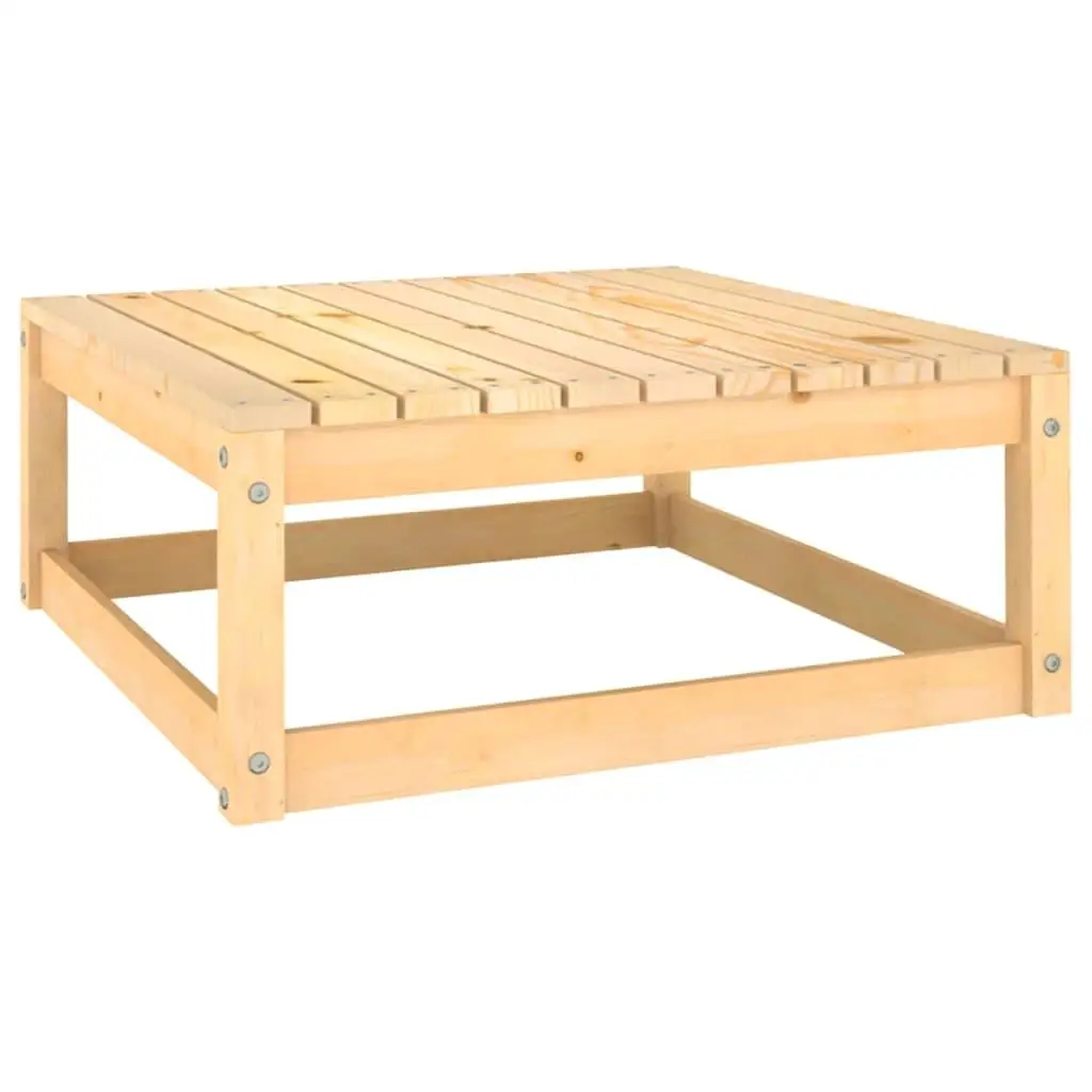 9-Piece Solid Wood Pine Patio Lounge Set with Cushions - Stylish Outdoor Furniture 6