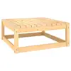 9-Piece Solid Wood Pine Patio Lounge Set with Cushions - Stylish Outdoor Furniture 6