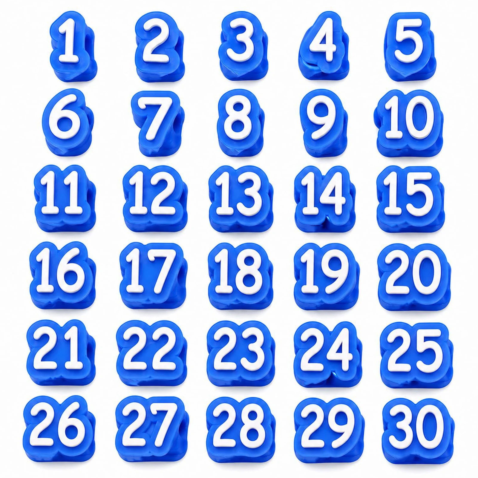  Etichette Numerate Fai-da-Te per Matite, Numeri da 1 a 20/30/50, Riutilizzabili per Aula, Etichette per Matite per Insegnanti, Accessori per Scrivania di Scuola e Ufficio - immagine 6
