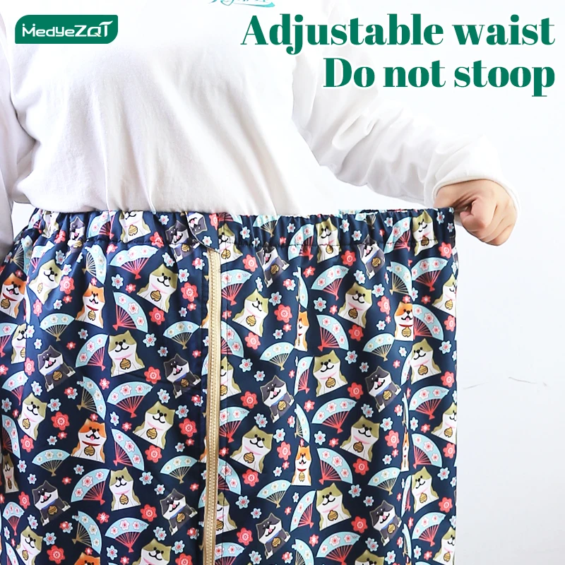 Diaper Partner Thickened adult diaper waterproof skirt Mattress protection Washable reusable bedding waterproof urine skirt 4