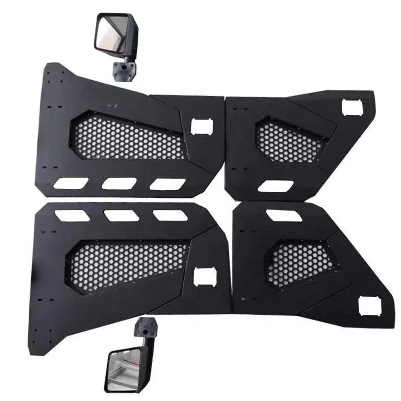 

Off-Road Auto Parts 4*4 Tube Doors Half Door For Jeep For wrangle r JL parts 4 doors With Lock and Side View Mirror*7