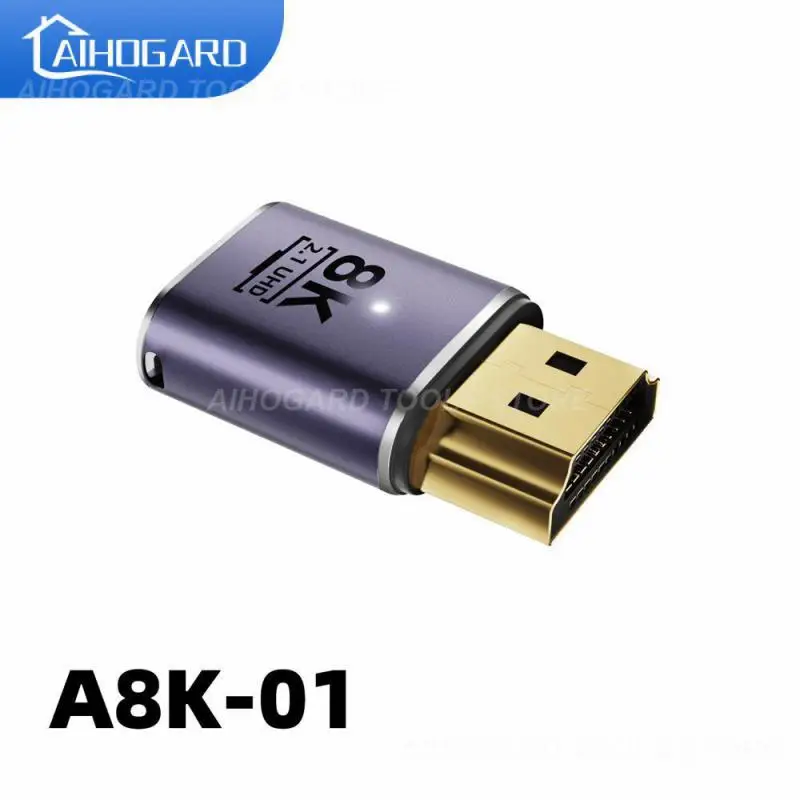 

1PCS HDMI-compatible 2.1 Cable Connector Adapter 270 90 Degree Angle 2 Pieces Male to Female Converters Cable Adaptor Extender