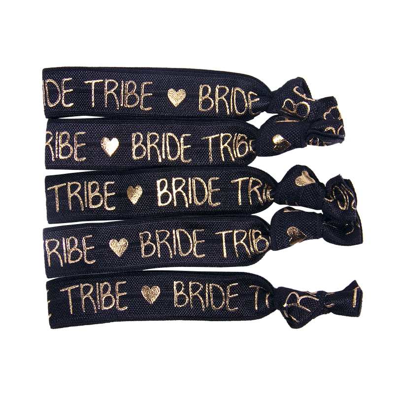 6/11 Stück Team Braut Armbänder Bachelorette Party Gefälligkeiten Armbänder Armbänder Braut Stamm Haargummis Bachelorette Party Supplies – Detail 1