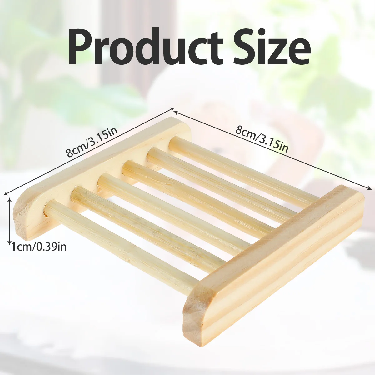 Soap Holder 10/20/30 Piece Home Wood Bathroom Self-Draining Hand Craft Tray soap holder shower soap tray soap dish rack