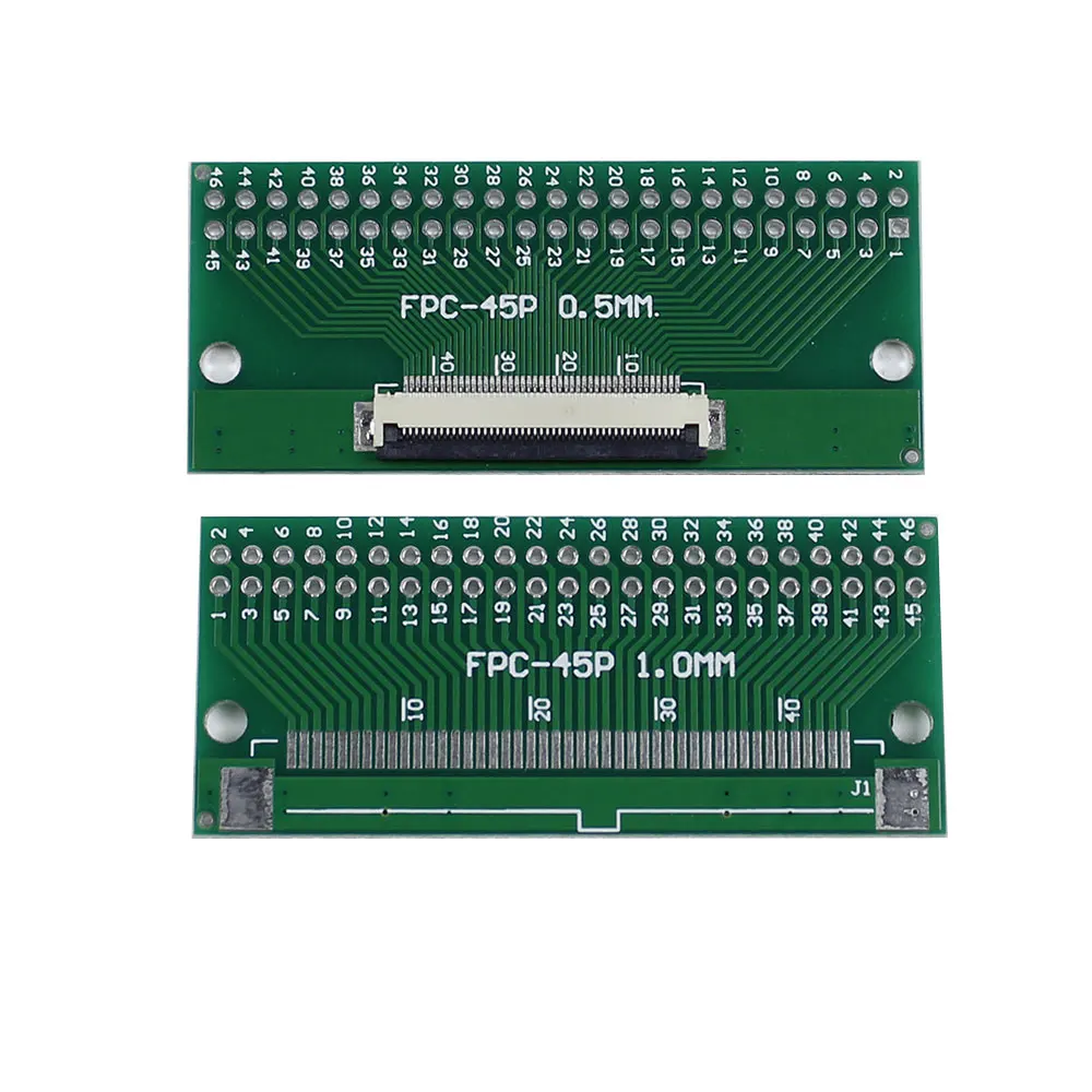 1Piece FPC/FFC Flat Cable Transfer Plate 0.5mm 1mm to 2.54mm Spacing Connector Flexible Flat Cable Adapter Board