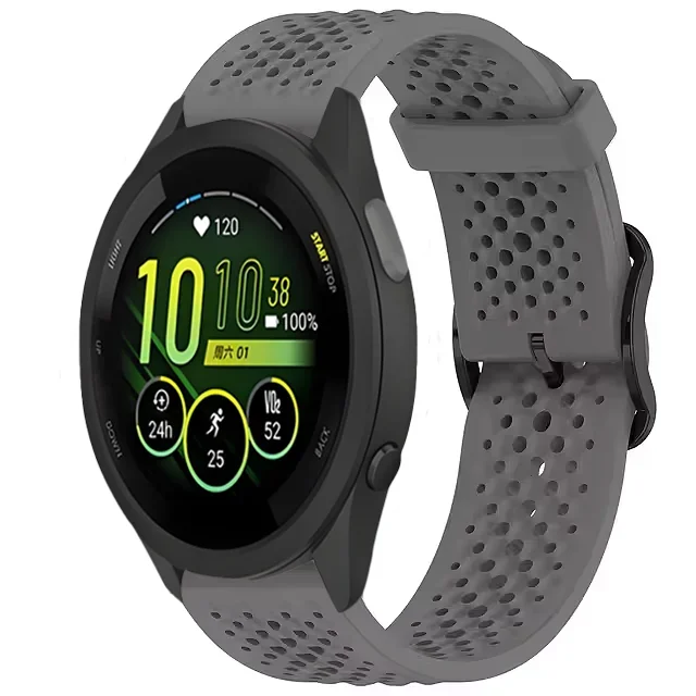Premium Silicone Sports Wristband, 20mm & 22mm, Compatible with Multiple Smartwatches