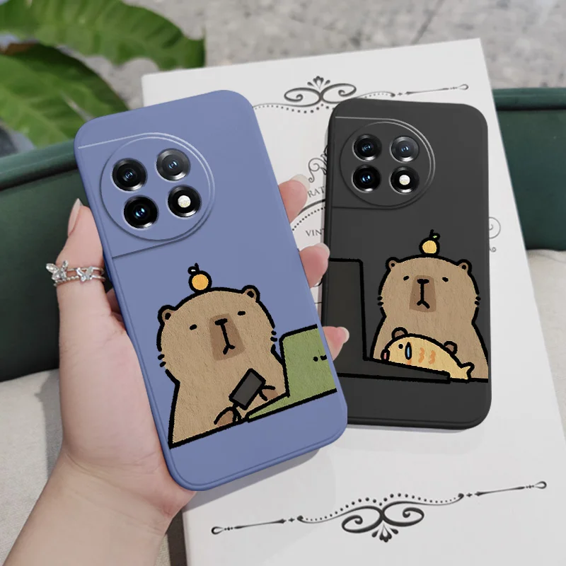 Diligent Capybara Liquid Silicone Phone Case