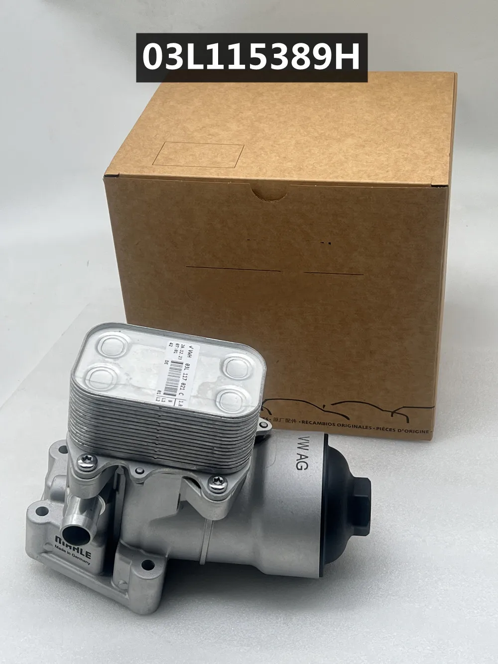 03L115389B Genuine New OME Oil filter Housing w Filter Cooler Assembly For VW Passat TDI 2.0L 2012 14 03L115389C 03L115389H car oil filter oil cooler