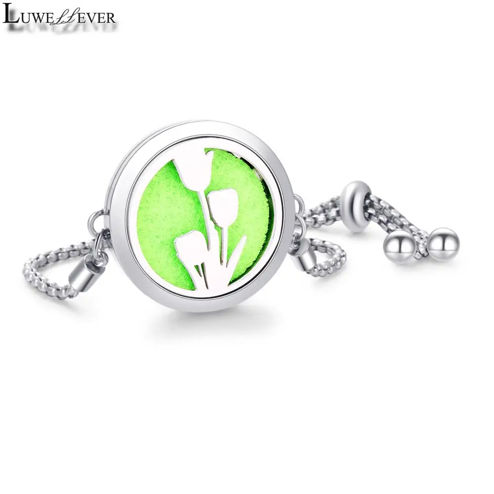 All Stainless Steel Carnation Life Tree Air Freshener Perfume Oil