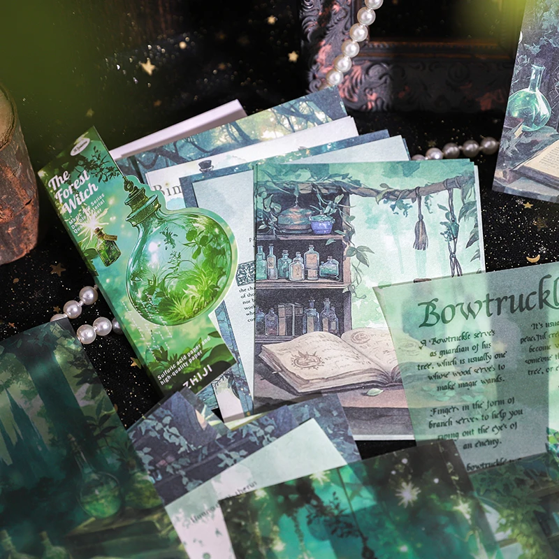 Journal GO 30pcs Dual Material Vintage Scrapbooking Decoration Material Paper Retro Collage Junk Journal Diary Background Paper 3