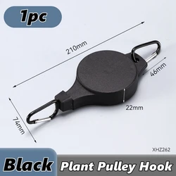 Adjustable Height Heavy Duty Retractable Plant Hanger for Hanging Gardens and Baskets (1pc)