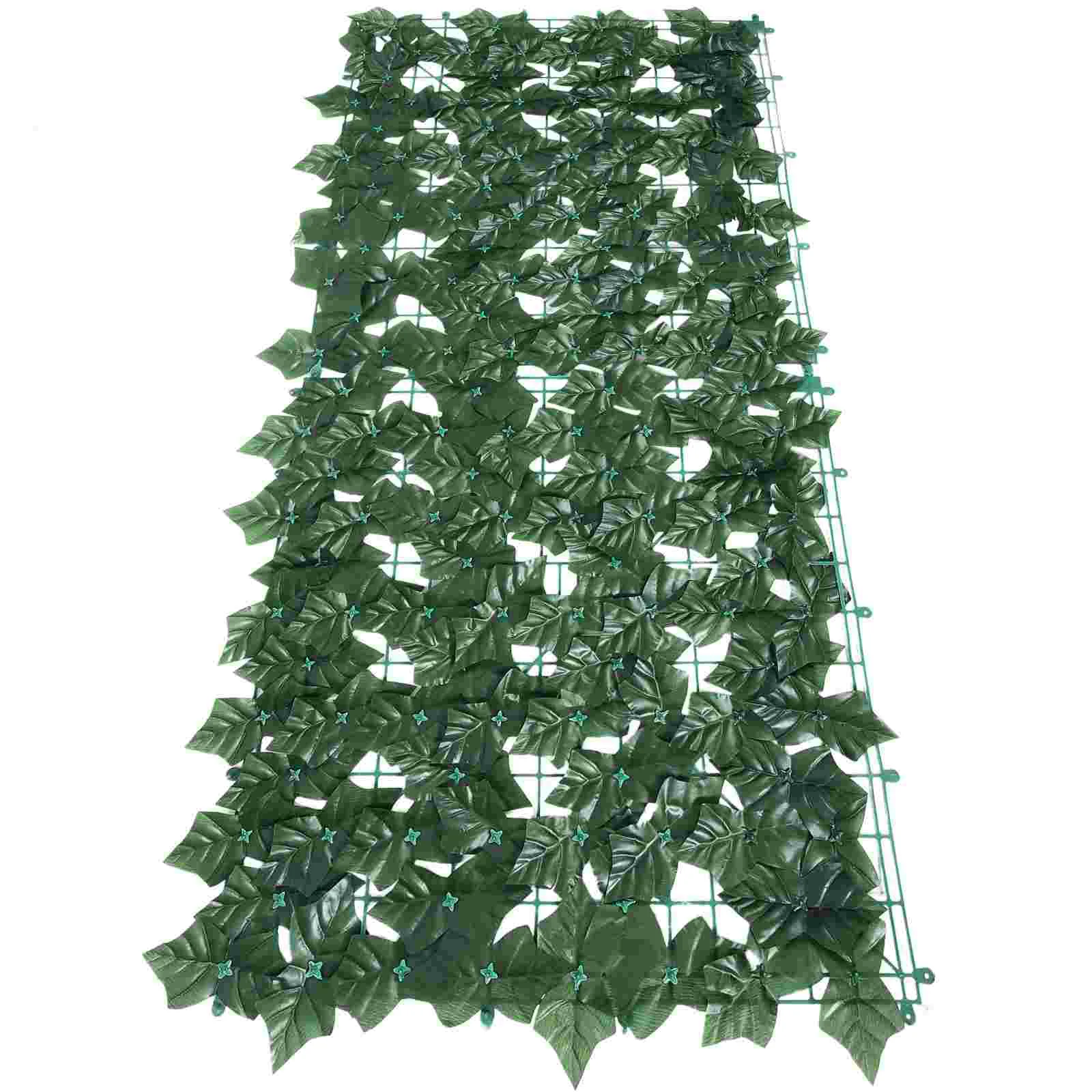 

Artificial Trellis Screening Simulated Green Plant Wall Lifelike Green Leaf Fence Garden Decor