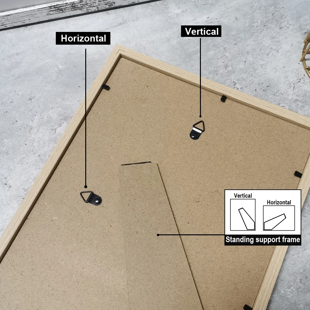 5-Piece Wooden Photo Frames 5