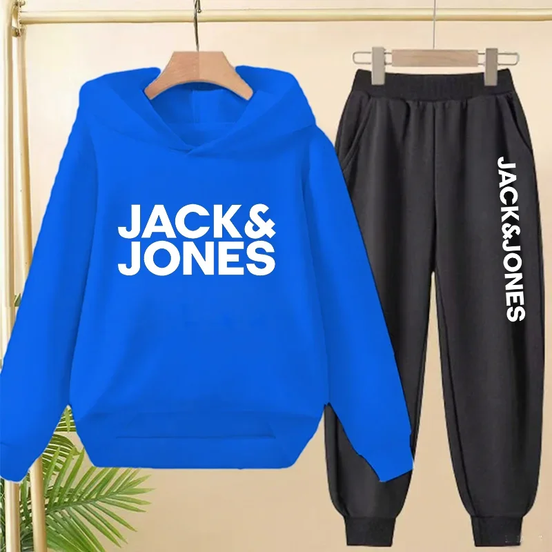 Boys Hoodies Sweatshirt +Pants New Jack print clothes Sets Fashion Girls Hoodies Game Spring Autumn sweatshirt Clothes - 6