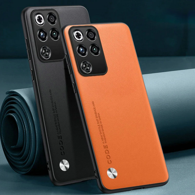 Carbon Fiber Ultra-Slim Hard Back Case with PU Leather Finish