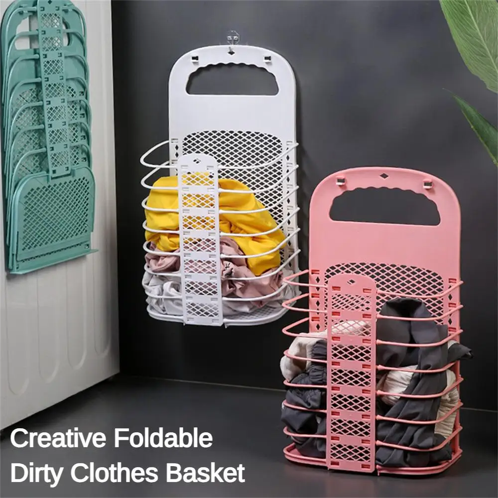 Description Picture 2 of itemFoldable Storage Basket Laundry Basket Organizer Dirty Clothes Basket Foldable Extra Large Capacity Toilet Wet And Dry Dirty