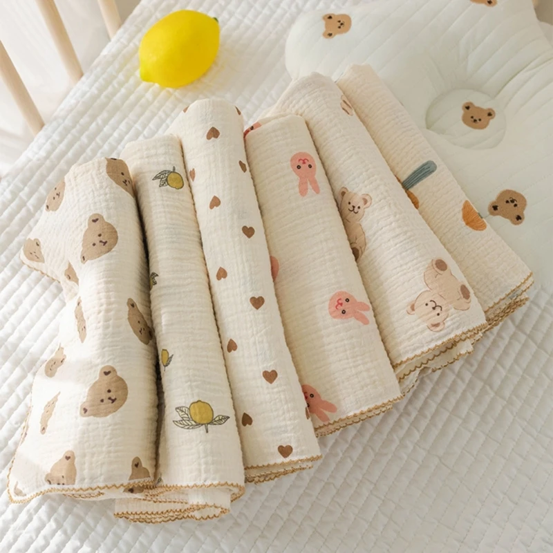 Baby Muslin Swaddle Blanket for Boys & Girls Breathable & Skin-Friendly Wrap Soft Cotton- Muslin Swaddle Blankets Gift