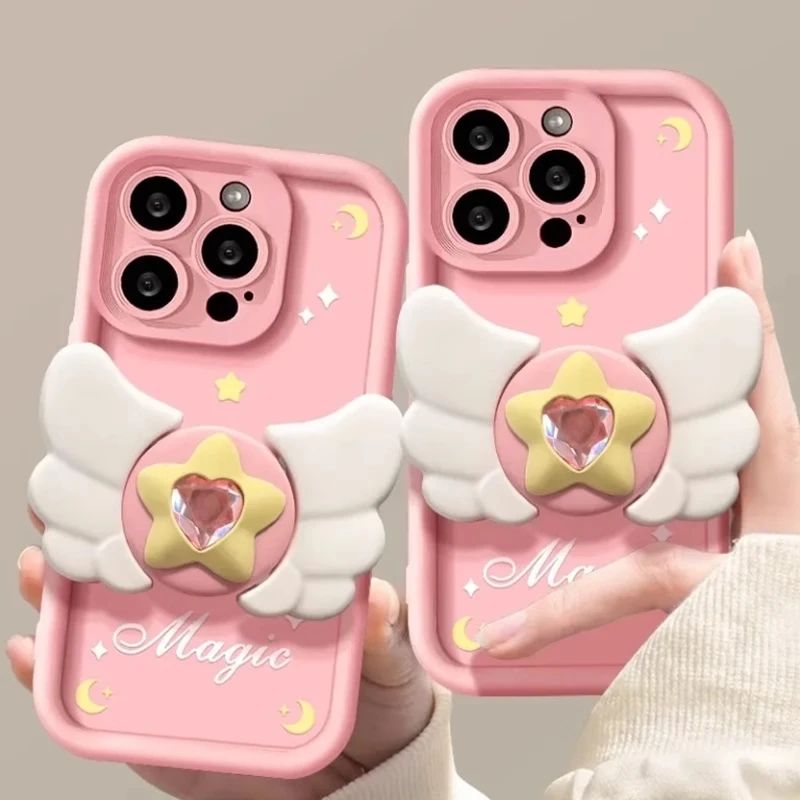 Enchanting 3D Magic Wing Phone Case Cover