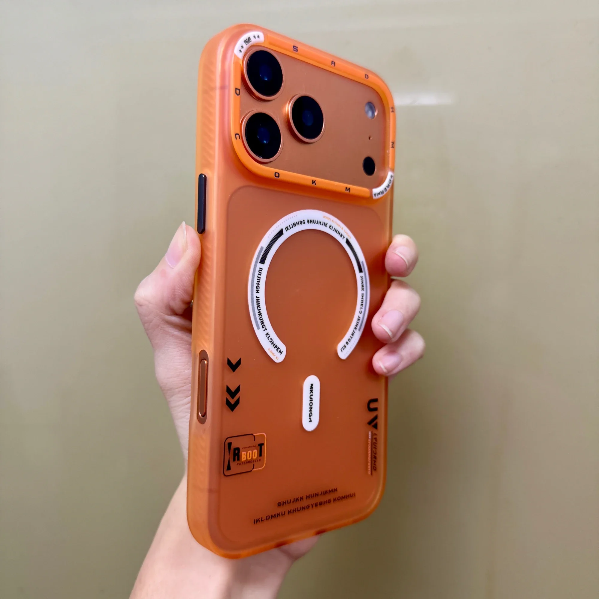 iPhone Matte Magnetic Case with Lens Frame 1