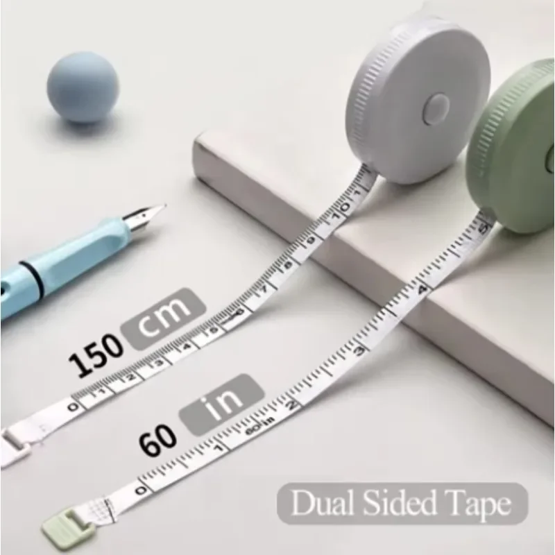 1pc 150cm Mini Tape Measure Body Sewing Flexible Ruler for Weight Loss Medical Body DIY Jewelry Making Accessories
