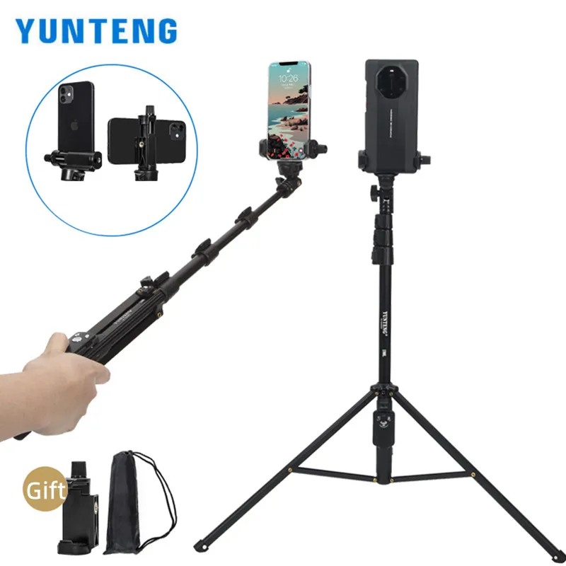YUNTENG 1388L Lengthen Tripod Selfie Stand Bluetooth Remote