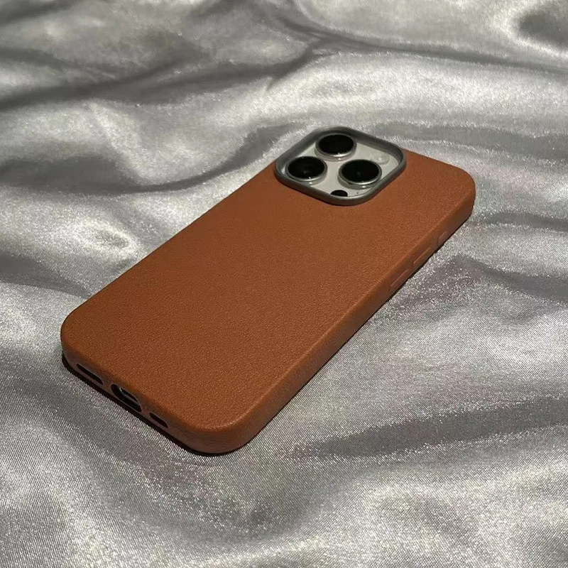 Matte Litschi Textur Leder Soft Case für Samsung Galaxy A56 A25 A35 A55 A34 A54 A53 5G S25 Ultra S24 S23 S22 Plus S21 FE Abdeckung – Detail 6