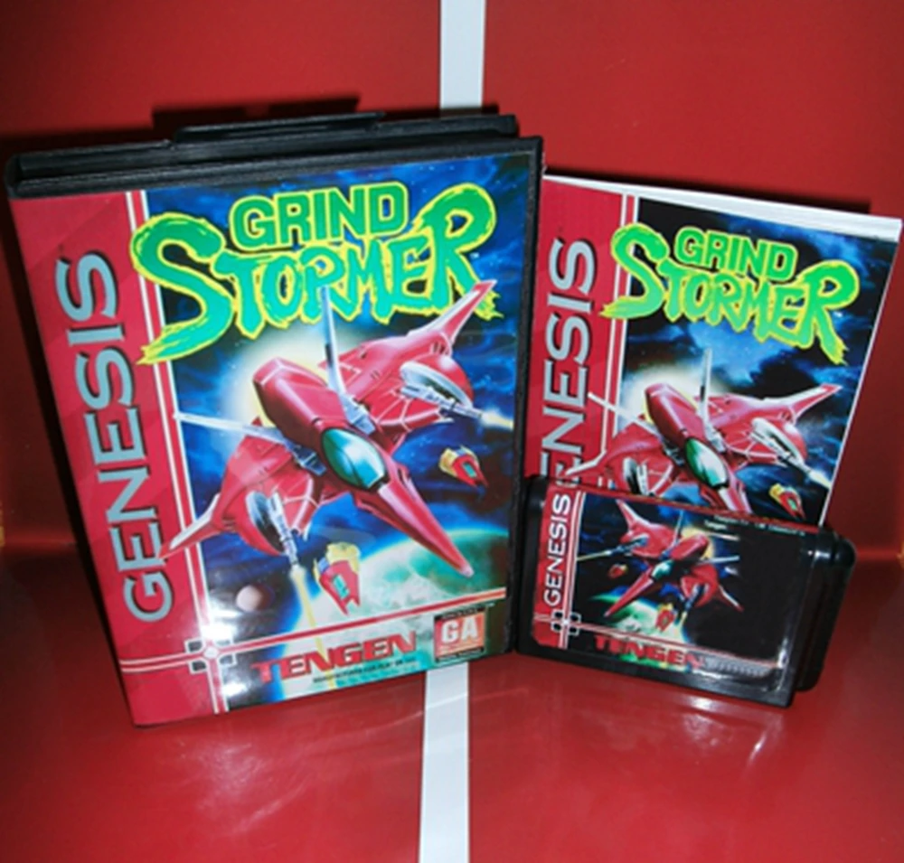 

Игровая карта Sega megadgenesis с коробкой и руководством, 16 бит