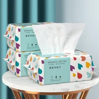 100 Count Disposable Face Towel Cotton Tissue Soft Thick Dry Wipe Reusable Makeup Remover Pads Facial Cleansing Tissue 1