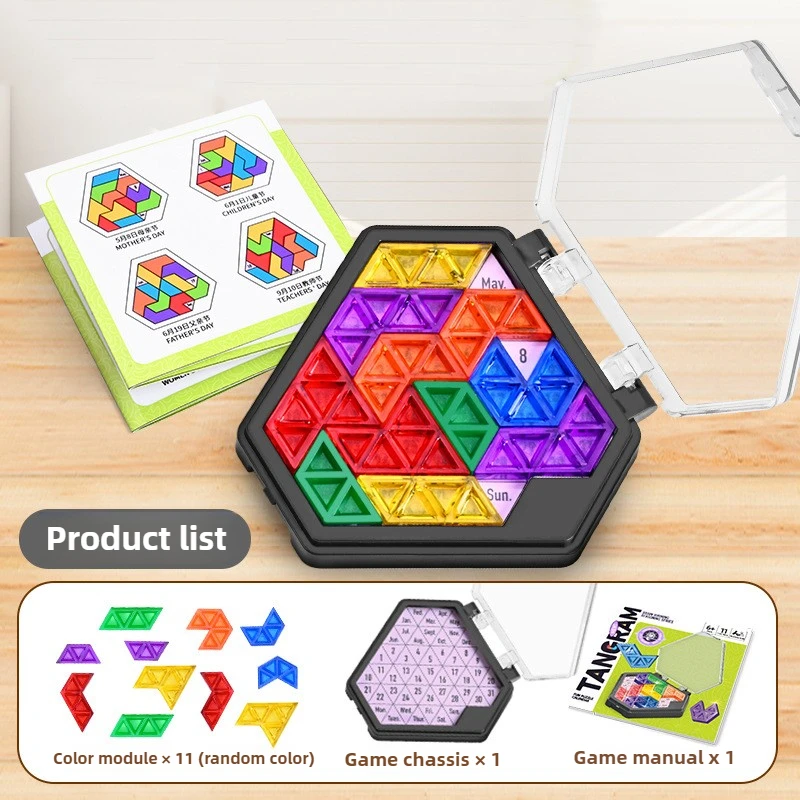 Calendar Puzzle Game Board Game Pocket Mini Toys Montessori School Education Learning Logic Game Sudoku IQ Puzzle Challenges 3