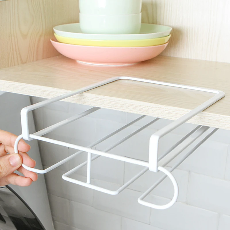 New Useful Stainless Steel 6-9 Cups Wine Rack Wine Glass Rack For Holder Glasses Storage Bar Kitchen Hanging Bar Hanger Shelf 2