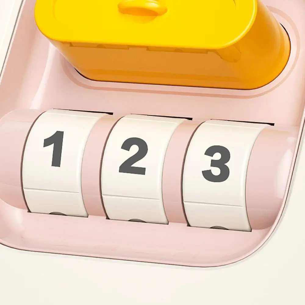 Plastic 6 in 1 Busy Board Puzzle Toy Interactive Multifunction Fidget Toys Learning DIY Sensory Early Education Toys