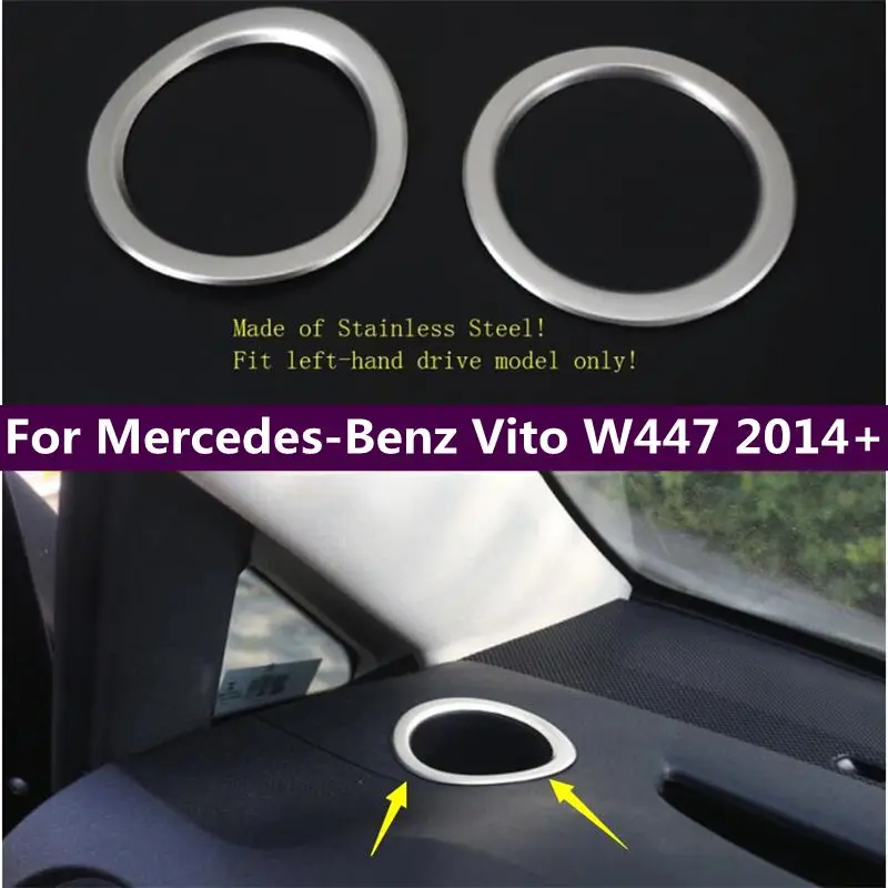 

Dashboard Water Cup Bottle Holder Frame Ring Decoration Cover Trim Fit For Mercedes Benz Vito W447 2014 - 2021 Accessores