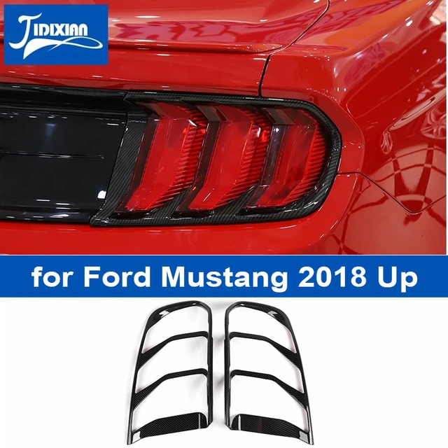 Mopai Carbon Fiber For Mustang 2019 Car Rear Taillight Decoration