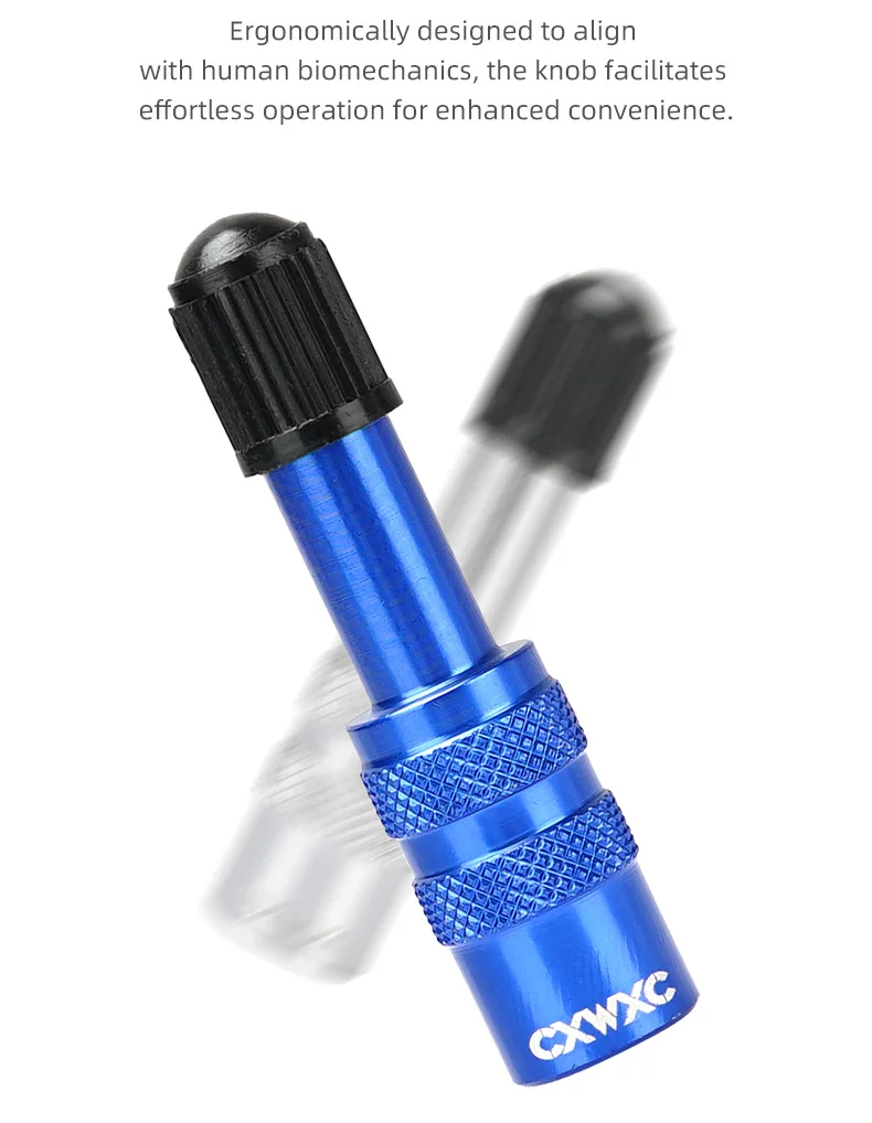 CXWXC Fahrrad-Luftfedergabel-Adapter für Schrader-Ventil, Stoßdämpfer-Pumpenventil-Konverter, Verlängerungsdüse, Reifenpumpenwerkzeug – Detail 6