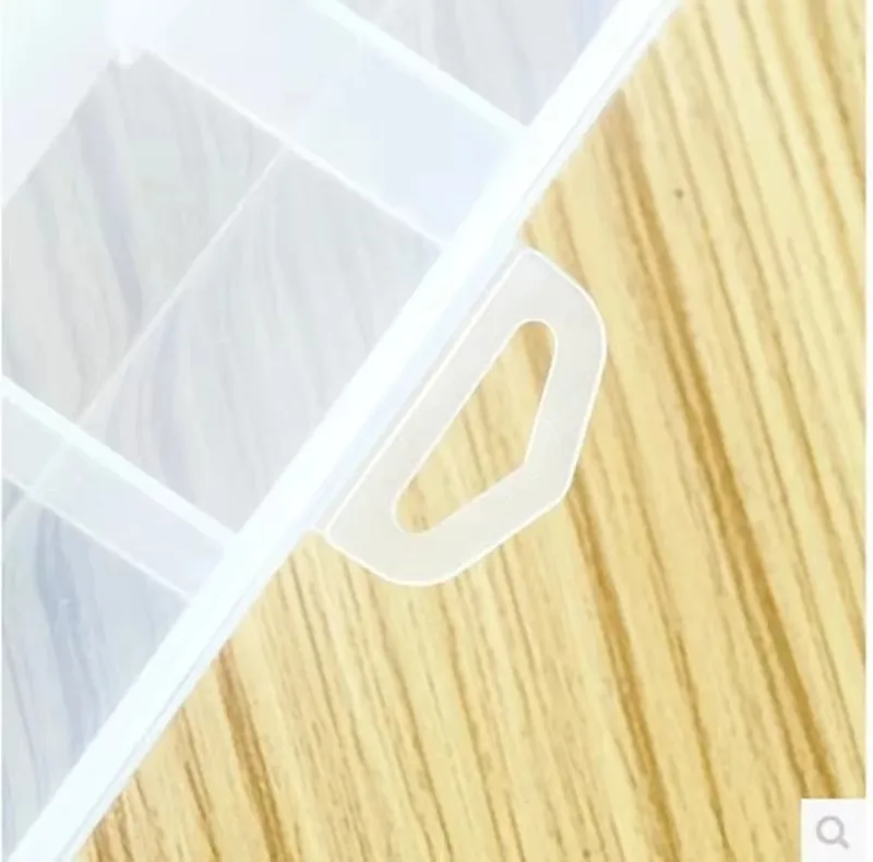 New 18 Slots Cells Colorful Portable Jewelry Tool Storage Box Container Ring Electronic Parts Screw Beads Organizer Plastic Case