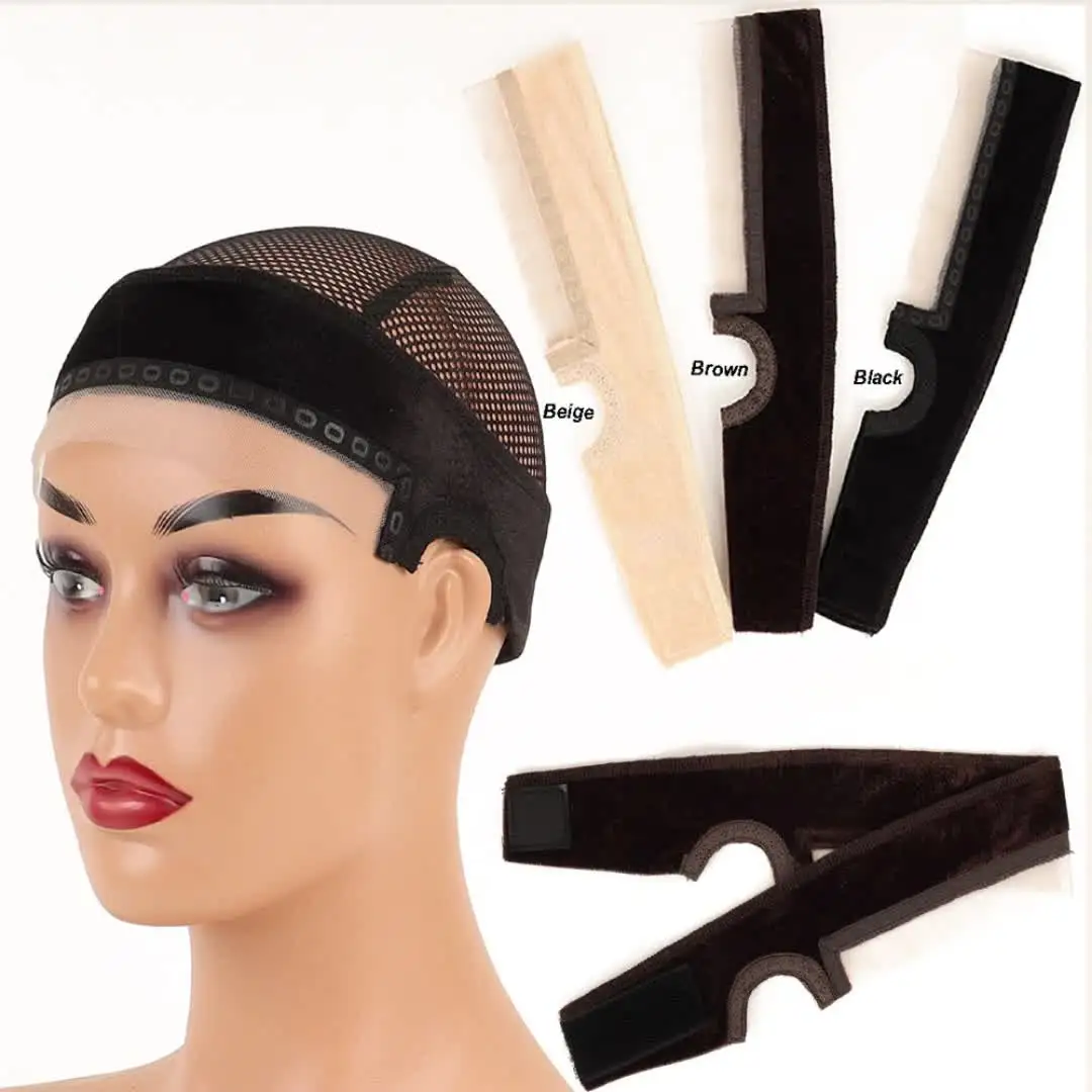 Velvet Anti Slip Silicone Wig Cap Lace Wig Grip Cap  display picture 1
