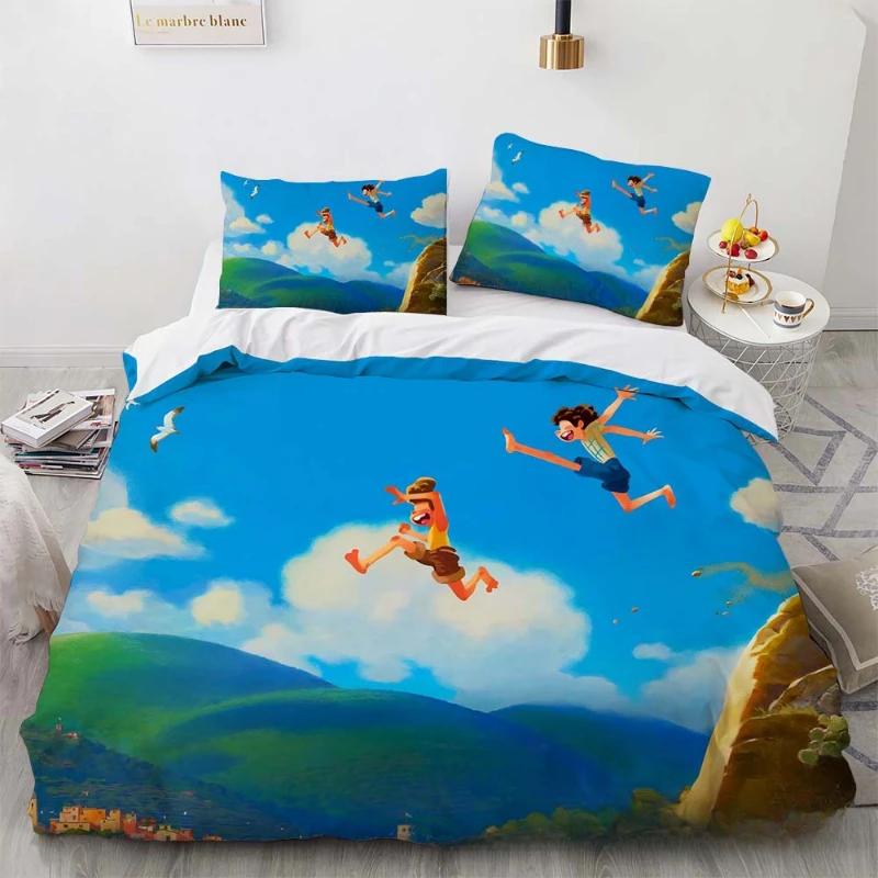 thumbnail image 1 of Disney-Juego de ropa de cama de dibujos animados, funda de edredón, funda de almohada, decoración de Anime, Kawaii, cama, Spead, dormitorio, regalo para niños, 1 of 5