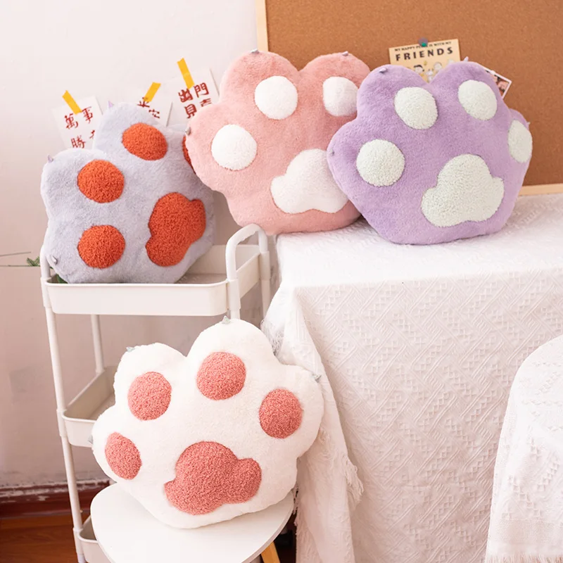 Kawaii Therapy Cat Paw Cushion Pillow